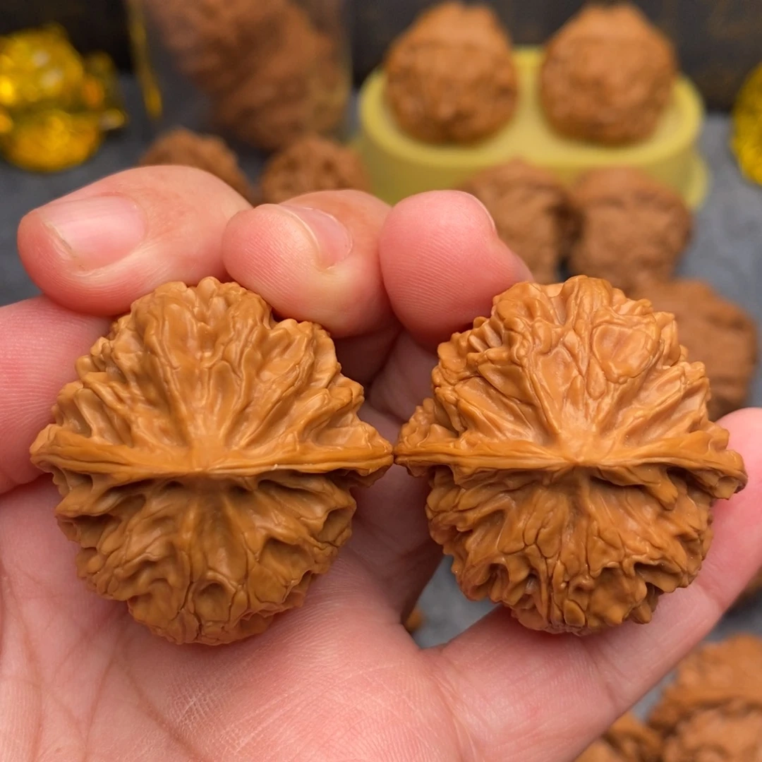 文玩核桃把件36精品苹果园