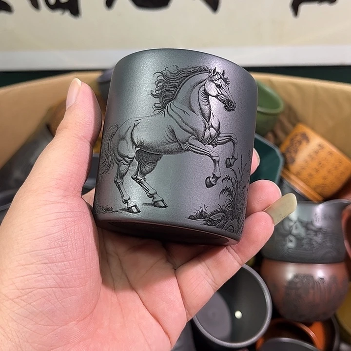 茶杯紫砂全手工紫砂主人杯