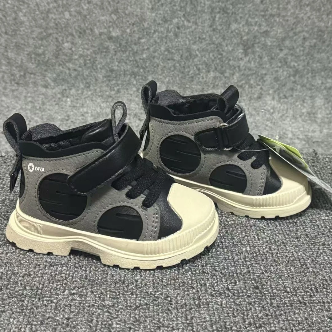 30522新款软底软面中高帮软底软面薄绒技能防滑鞋