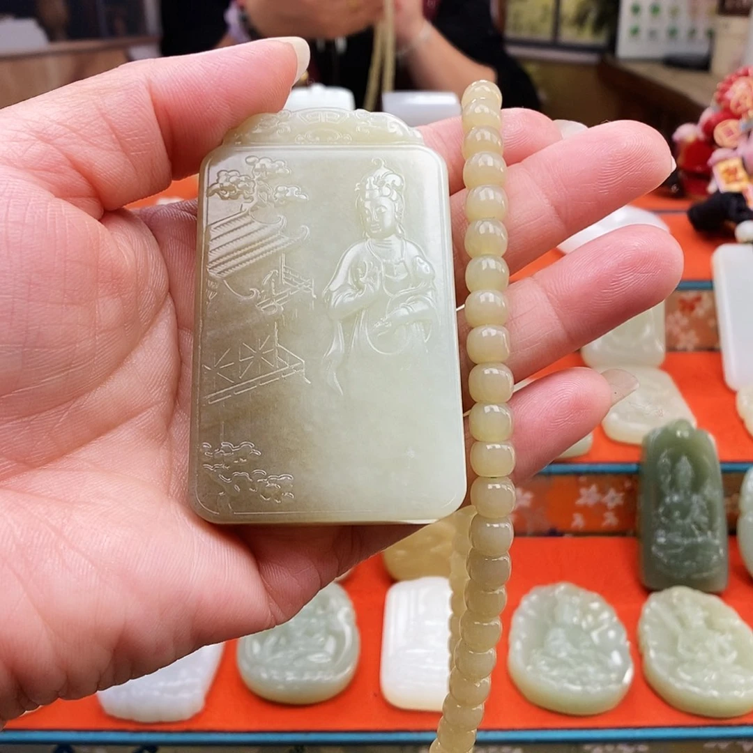 颈饰未镶嵌和田玉正*哥