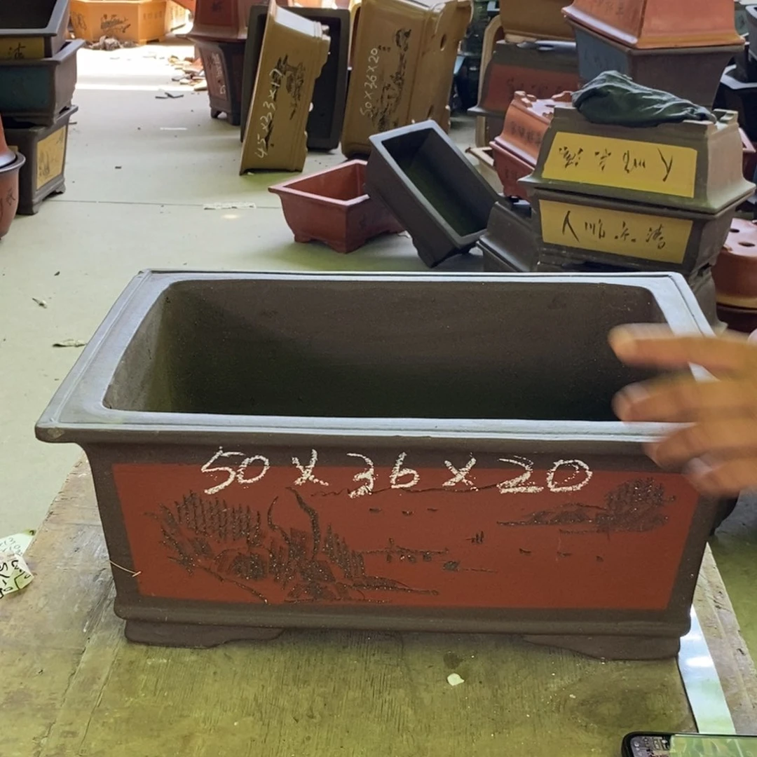 紫砂花盆紫砂紫砂