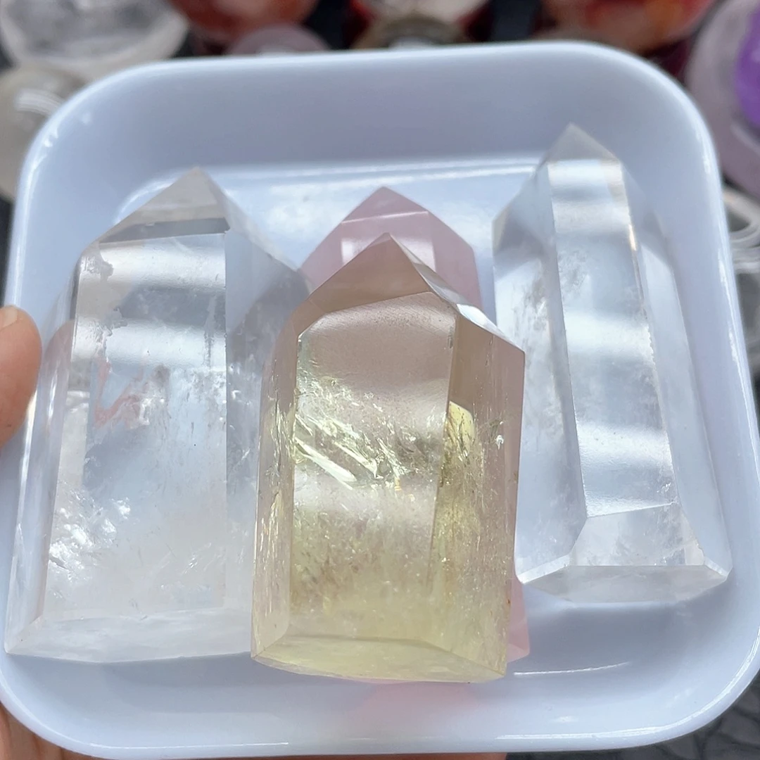 千****水晶珠宝半成品未镶嵌57水晶柱