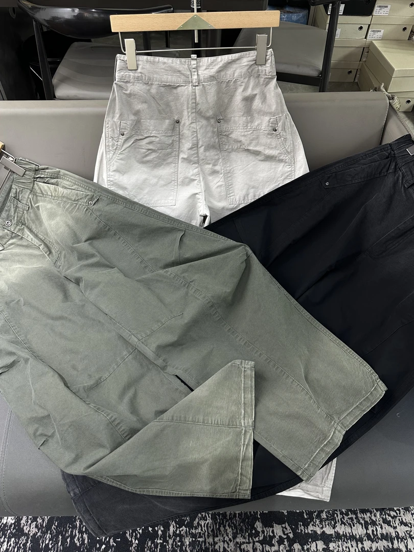 成哥潮牌高品质水洗做旧阔版直筒休闲长裤-5253