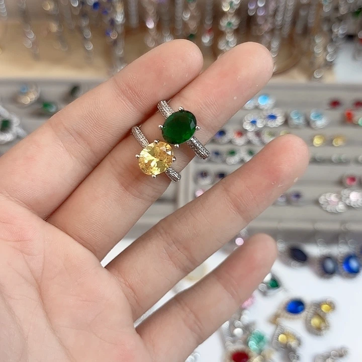 戒指未镶嵌透辉石优化处理
