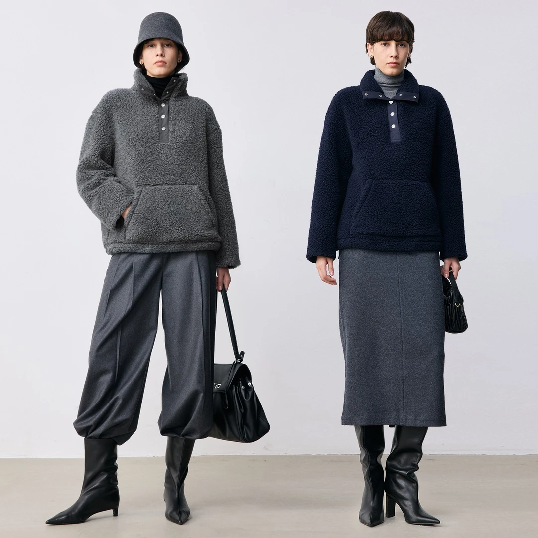 MARIUS | "泰迪卫衣"经典泰迪系列保暖轻便时髦卫衣短外套