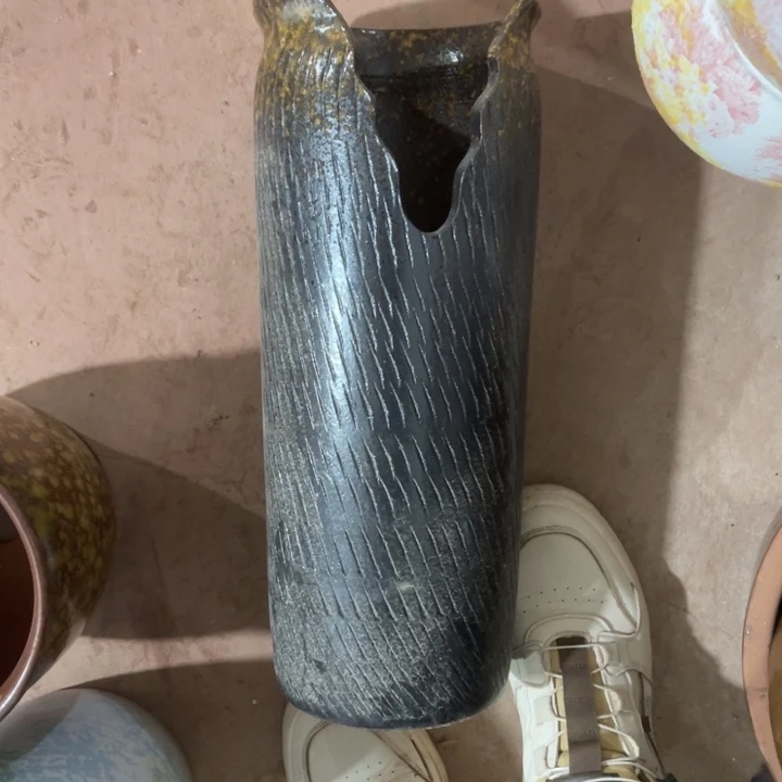 紫砂花盆口径17高度43一只正品