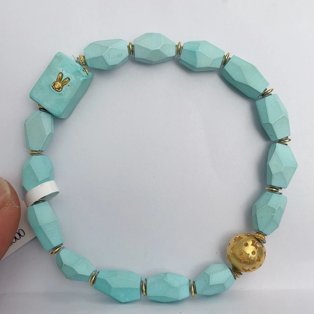 绿松石配饰18K金镶嵌