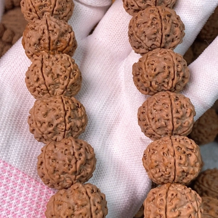 金刚菩提手串20六瓣头货满肉双龙铁籽，高油高密