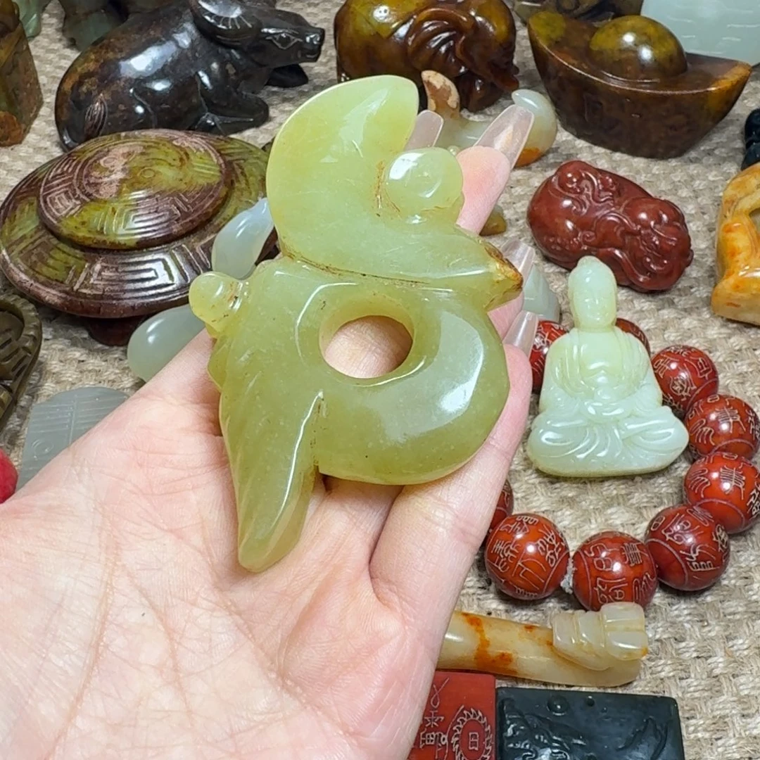 吊坠白玉菩提挂件