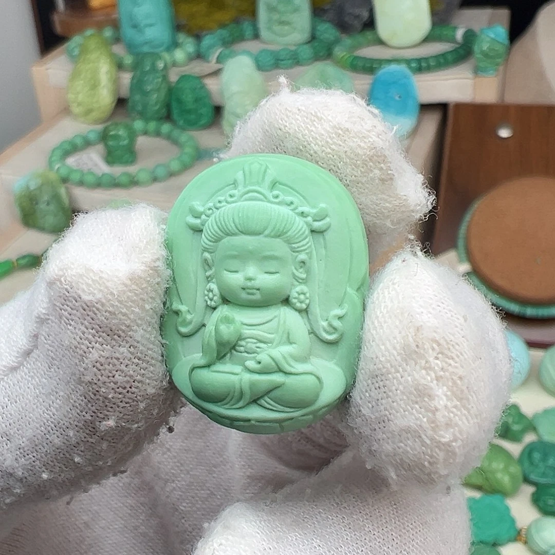 绿松石未镶嵌主播夏