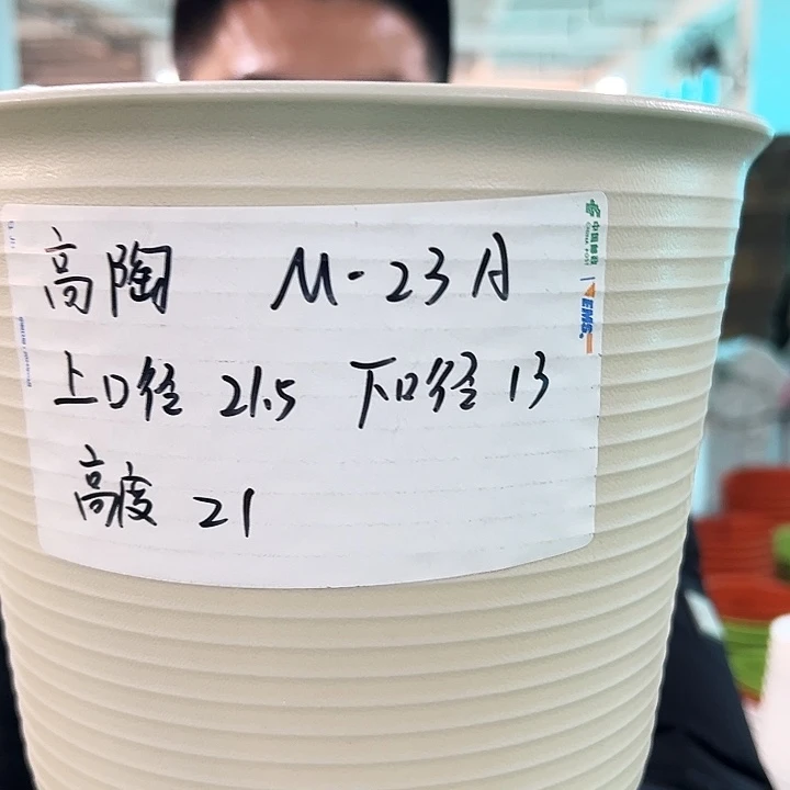 正品高陶口21高21米色带托6个