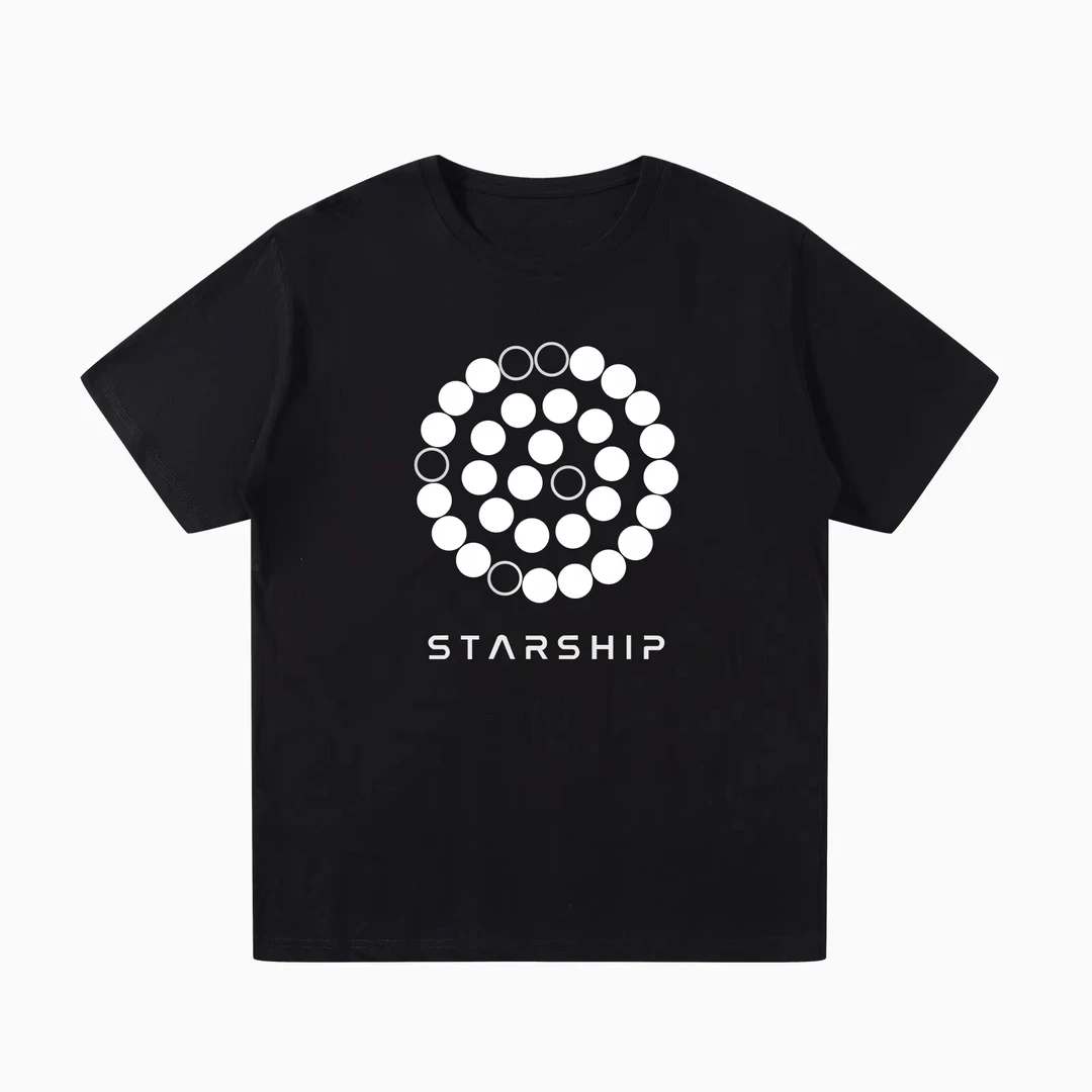 SpaceX星舰 首发纪念衫（欧版偏大 请参考尺码表）