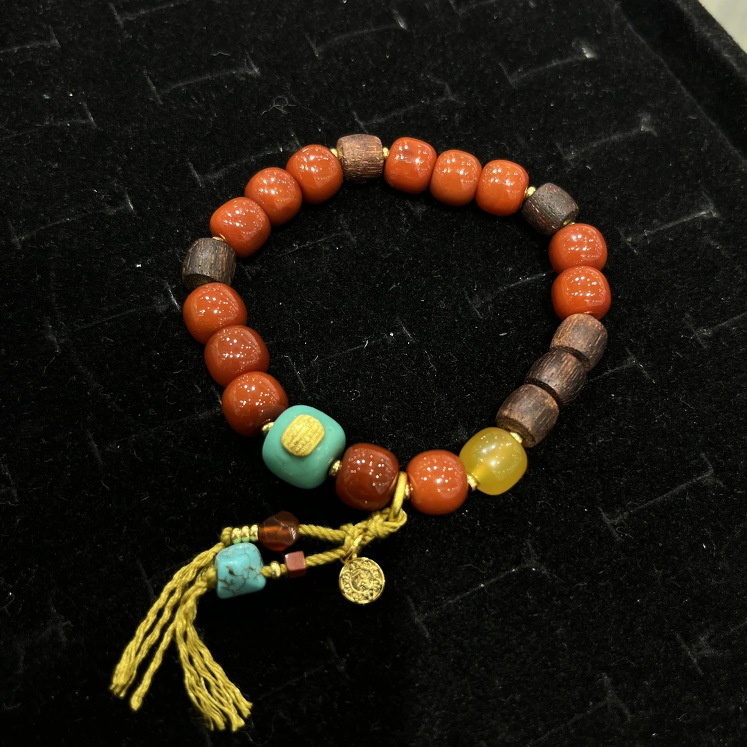 【七七严选】南红降降9mm手串E2-5689