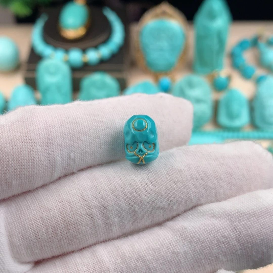 【闪购商品】绿松石珠宝半成品未镶嵌