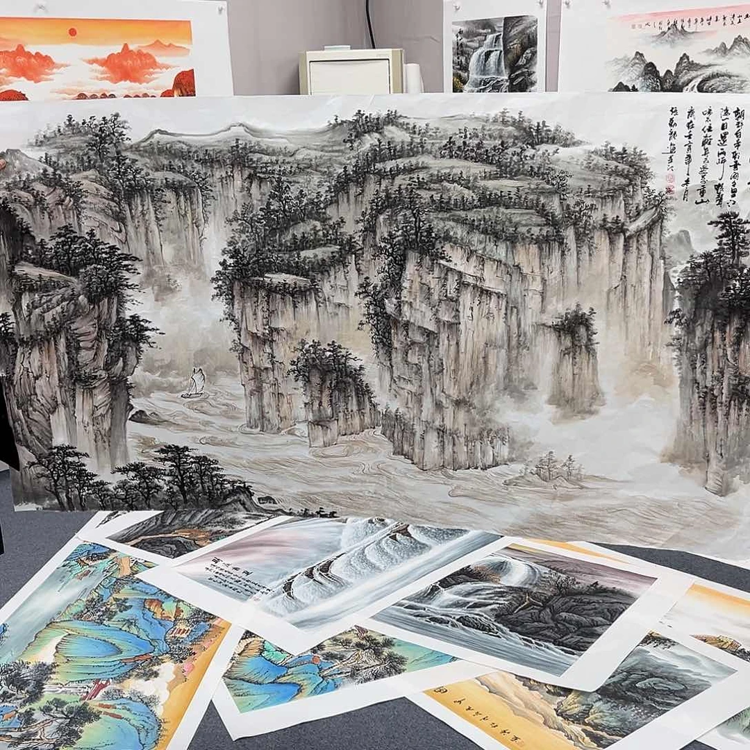 国画宣纸国画纯手绘作品