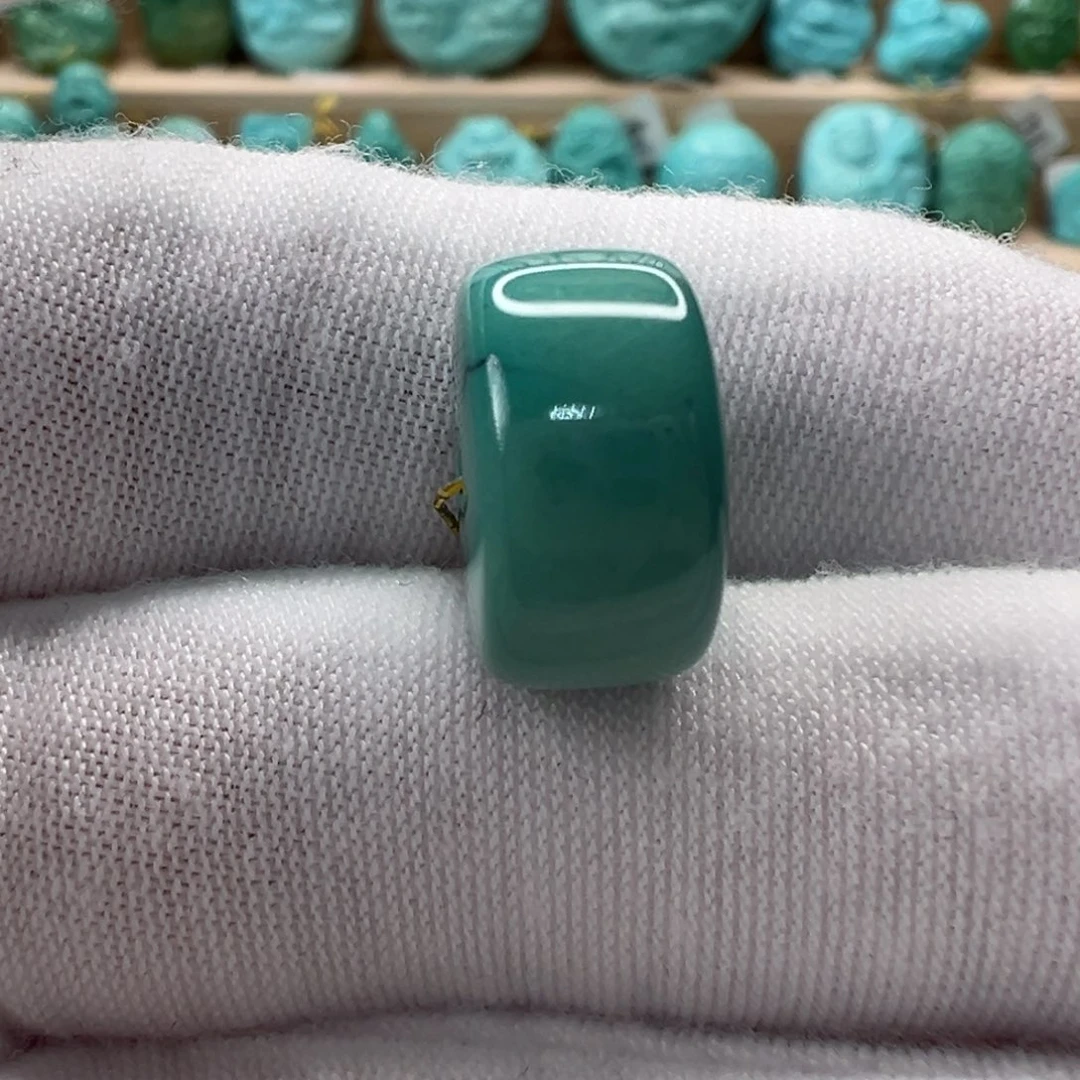 未镶嵌绿松石直切珠14x7.6mm