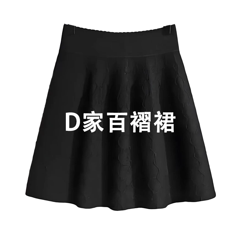 时尚夏季轻奢百搭百褶裙D-r