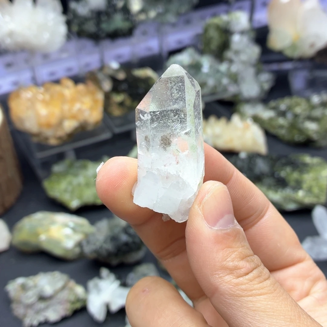 石材超透单晶绿幽