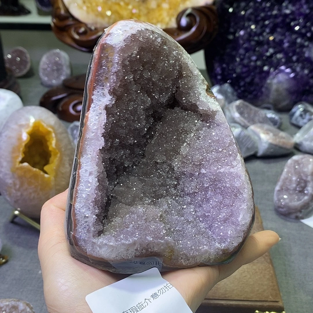 珠宝半成品未镶嵌紫晶