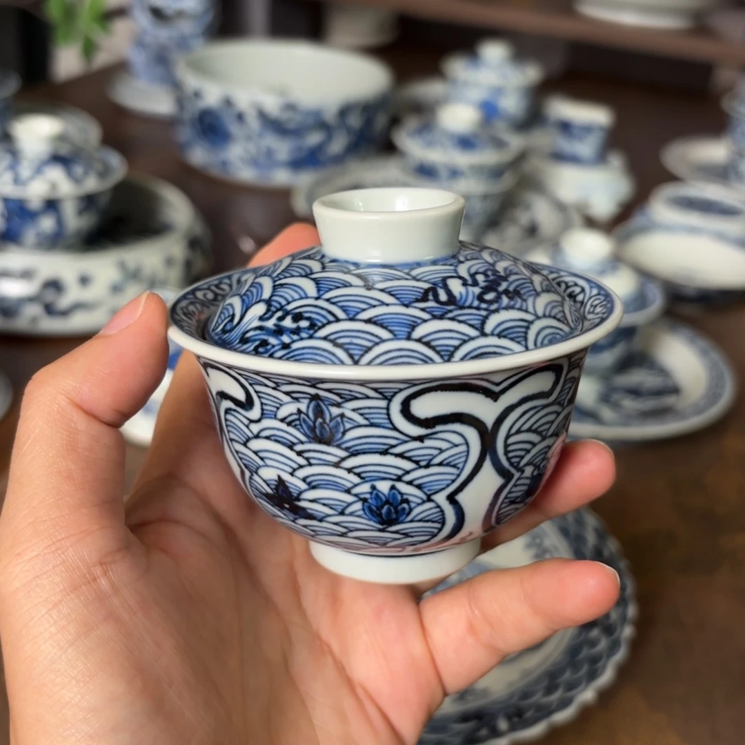 摆件景德镇手绘茶器