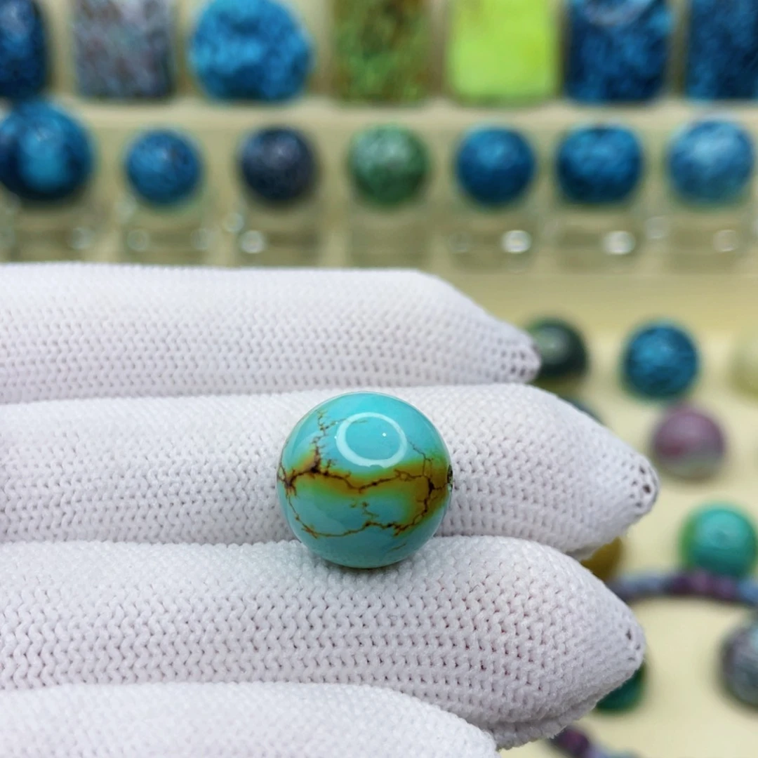 未镶嵌绿松石颈饰尺寸卡13.5