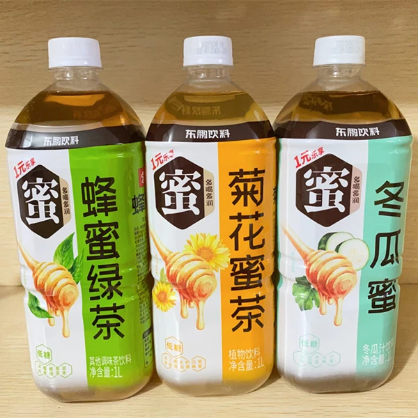 东鹏饮料多喝多润果味茶1L大瓶超值装菊花蜜茶冬瓜蜜绿茶夏季饮料