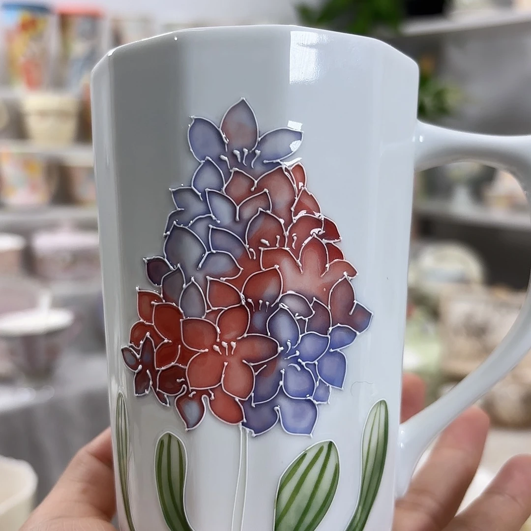 手绘创意高温釉下彩陶瓷
