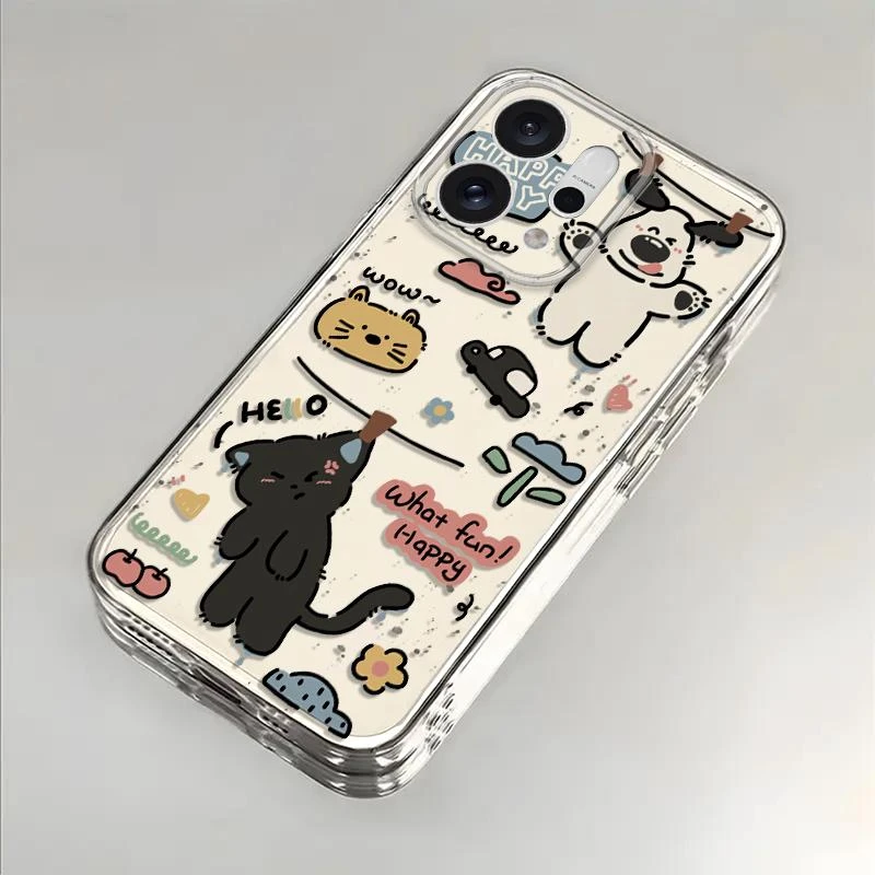 奥菲顿晾小猫小狗适用iPhone16苹果13手机壳华为vivo小米15oppo套