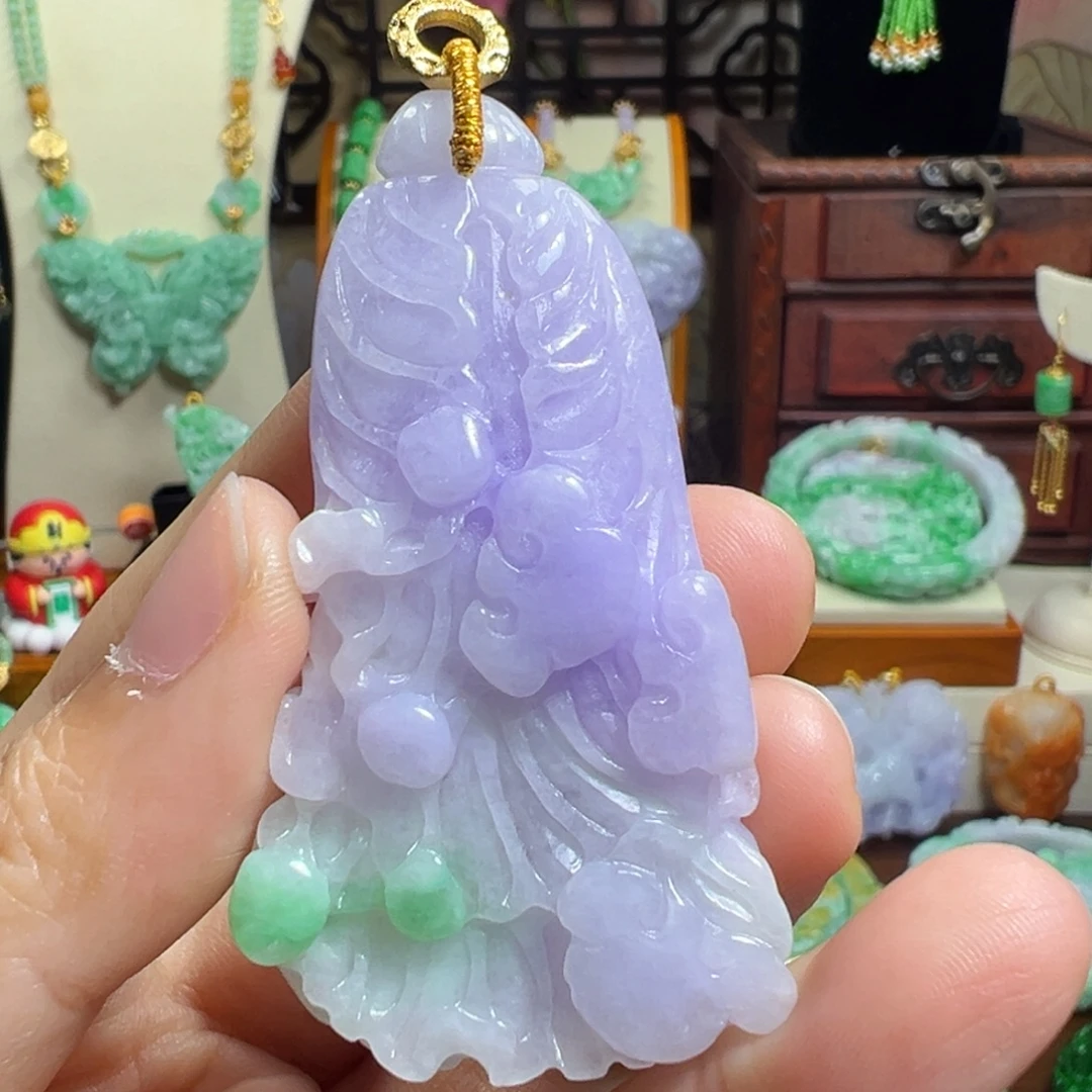 翡翠未镶嵌毛衣链高品百财