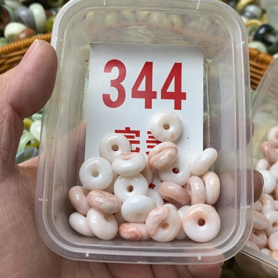 蛇纹石玉珠子未镶嵌