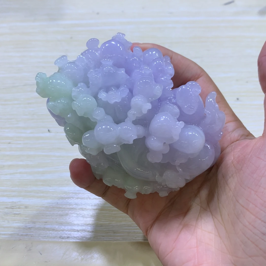 梦***g翡翠摆件未镶嵌白菜