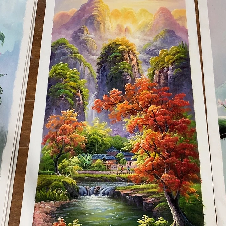 油画60*120手绘油画