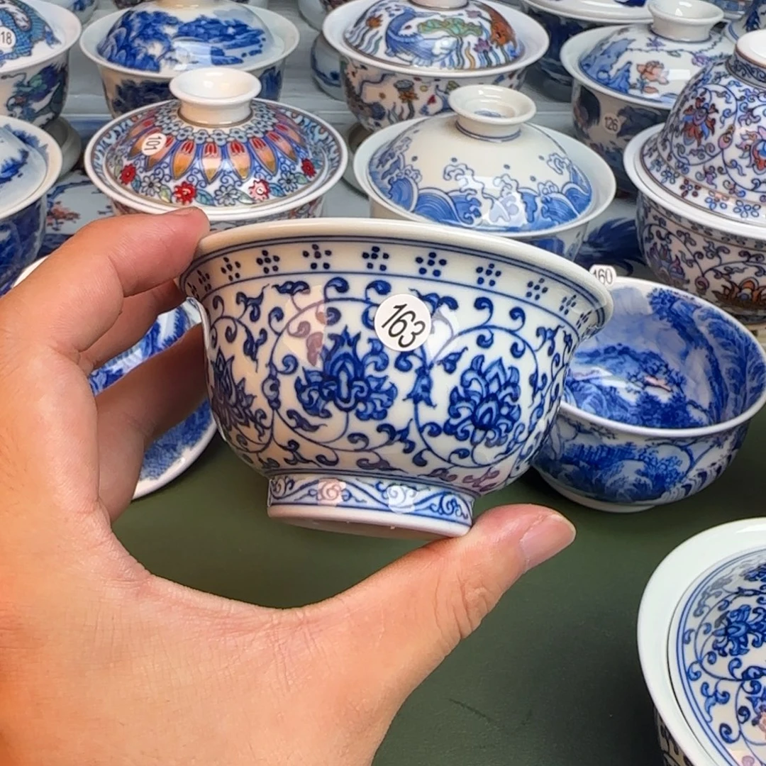 彦祖纯手工手绘茶具163