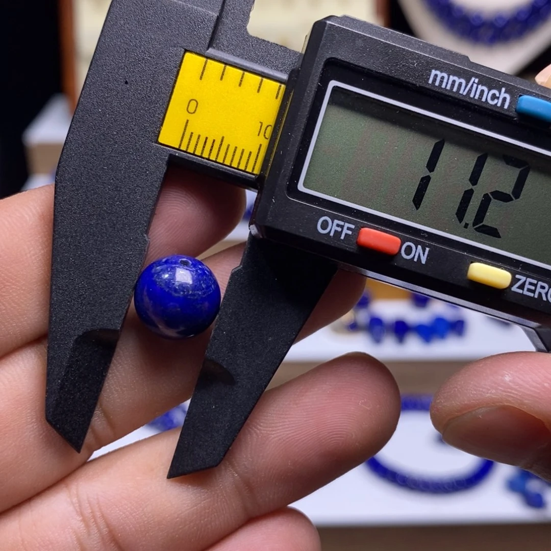 青金石未镶嵌福利 高货 单珠 11.2+