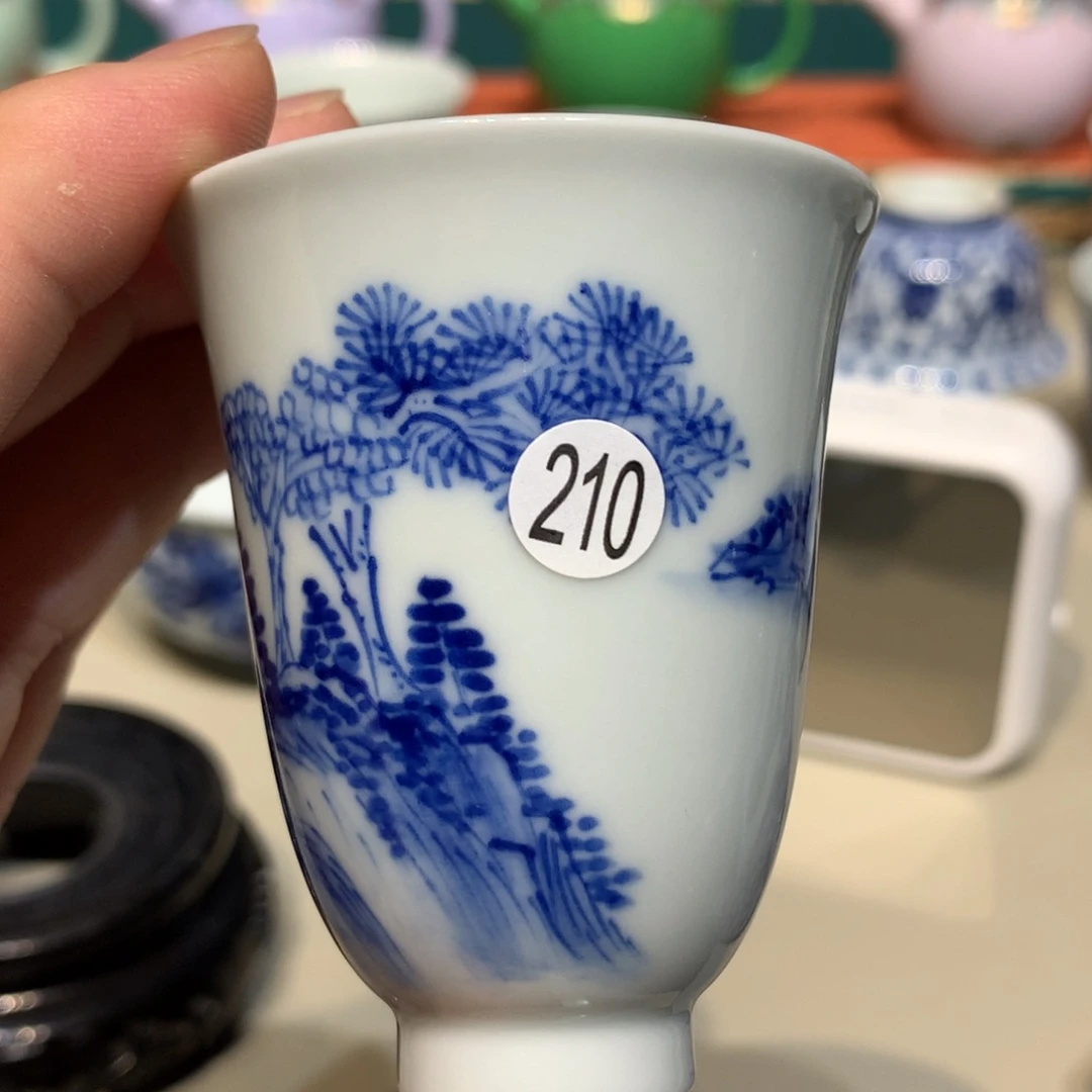 青花星**际210青花山水主人杯qk107