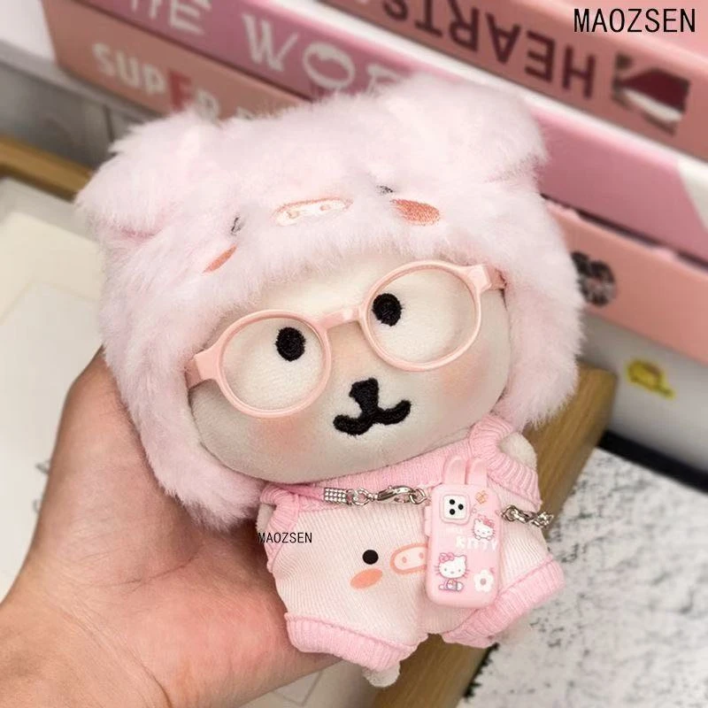 10cm棉花娃娃衣服可爱萌自嘲熊水豚噜噜娃衣衣服玩偶熊公仔13cm