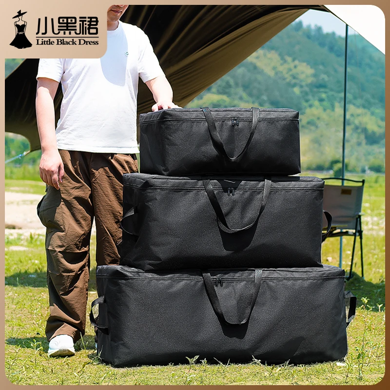 户外露营装备收纳包大容量帐篷桌椅烤炉大号防水驮包行李收纳布袋