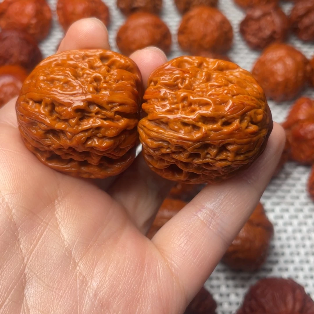 桃核吊坠文玩核桃 手把件 南将石 37