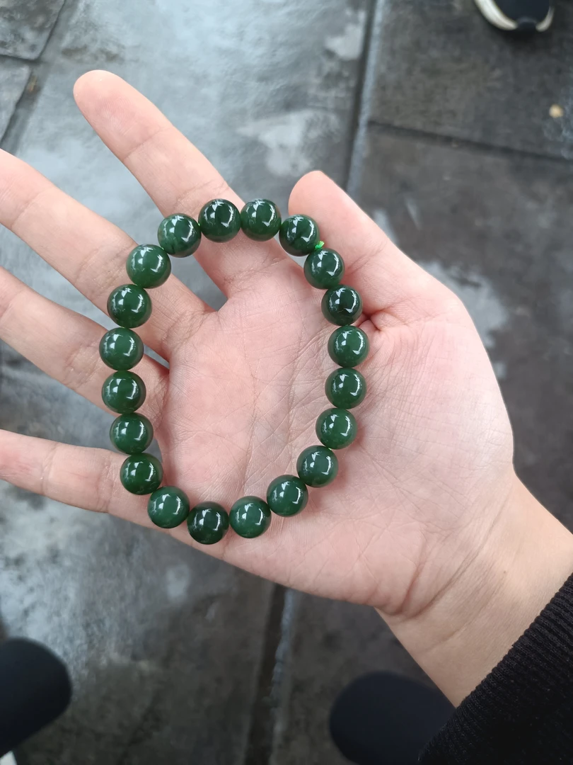 和田玉手串高端奢华款