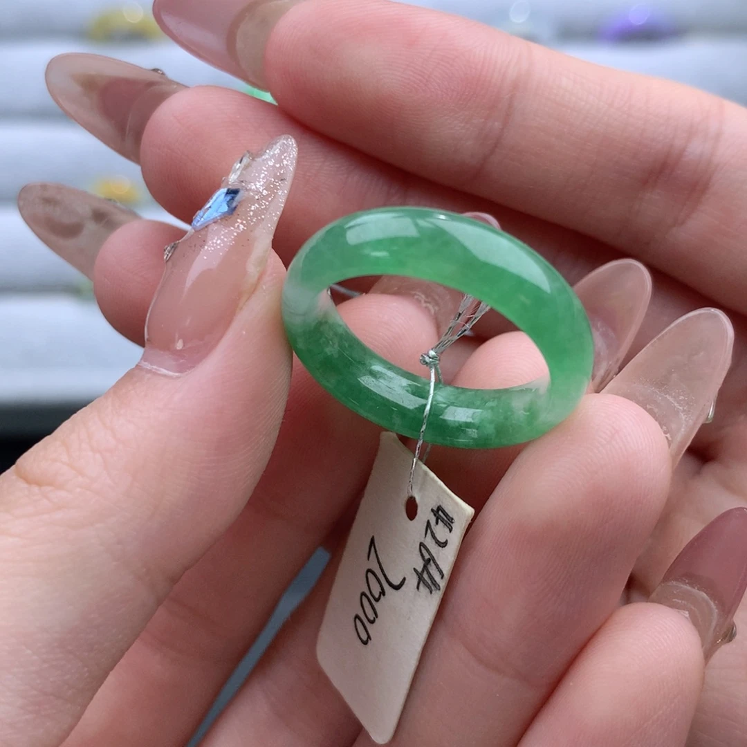 翡翠未镶嵌戒指17/18号