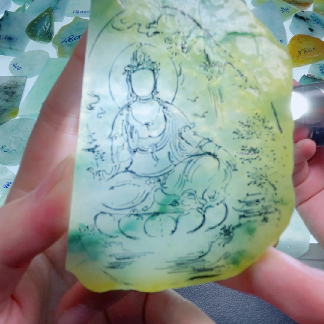 定制翡翠未镶嵌包工
