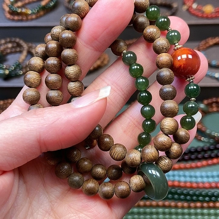 手串沉香未镶嵌0.6