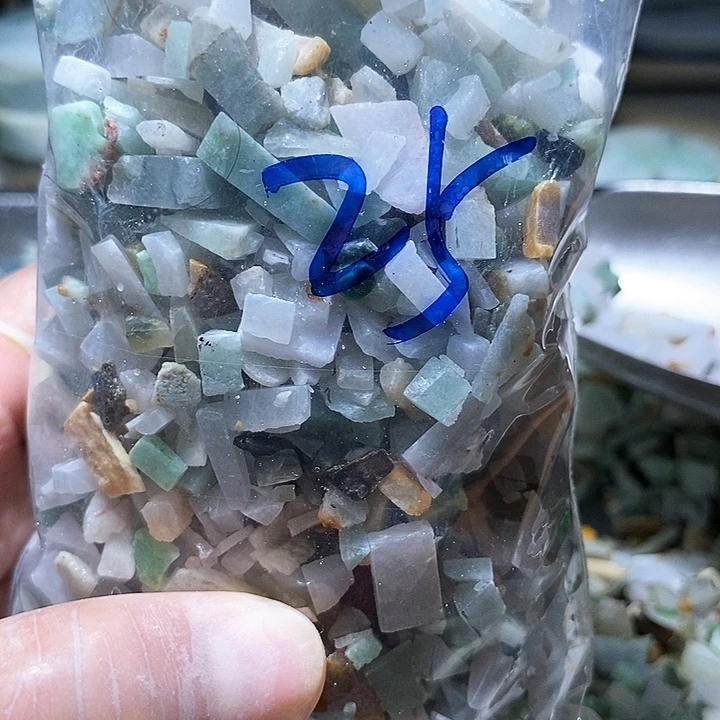 散珠翡翠枕头料25
