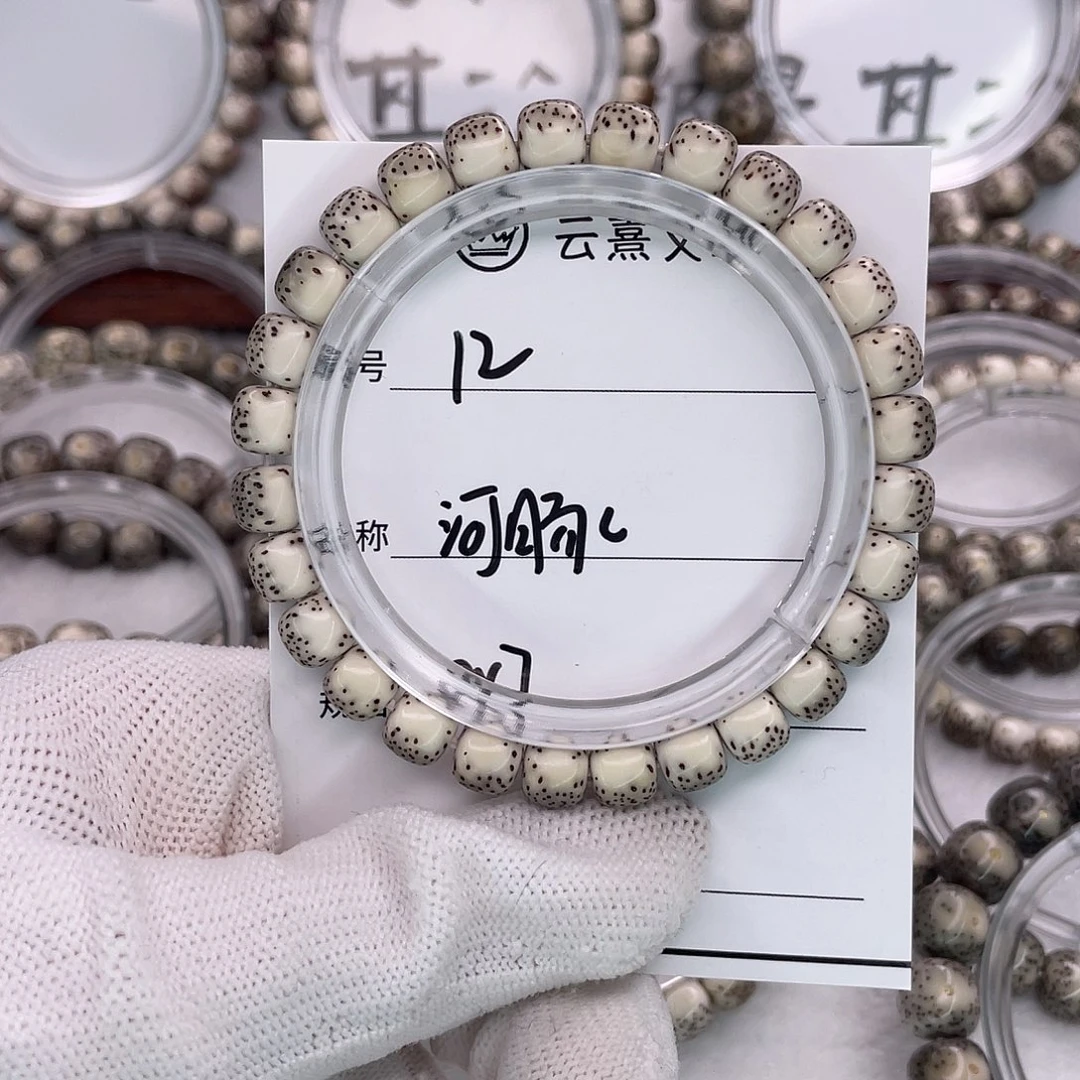 莱***吊坠星月菩提12河豚