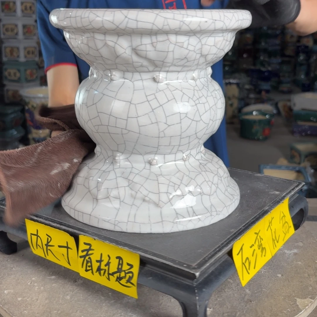 一风堂石湾花盆 面23高23