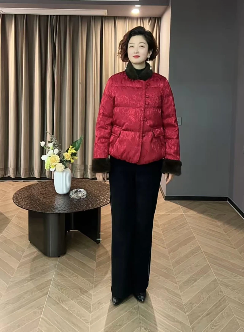 2025时尚鹅绒服96076