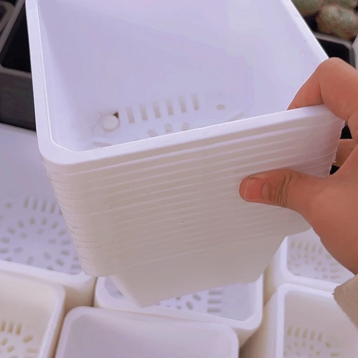 160白方盆15公分高11公分13个