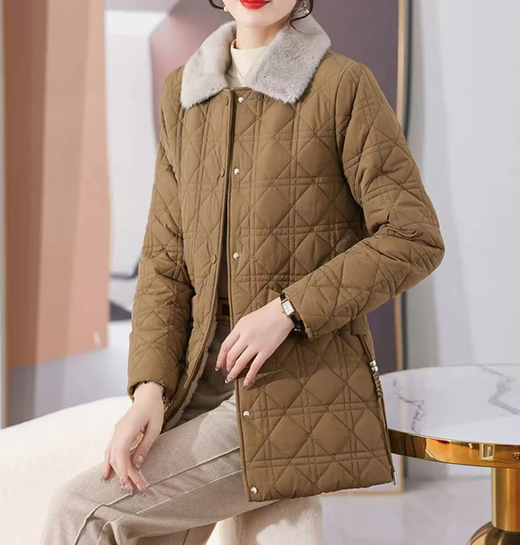 3126-时尚翻领修身女装设计师款休闲百搭外套