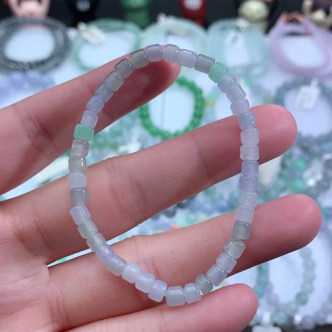 翡翠手链未镶嵌天然