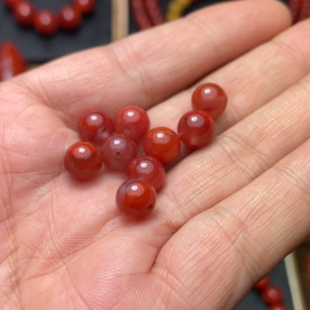 【闪购商品】南红玛瑙单珠8多样性发1颗未镶嵌